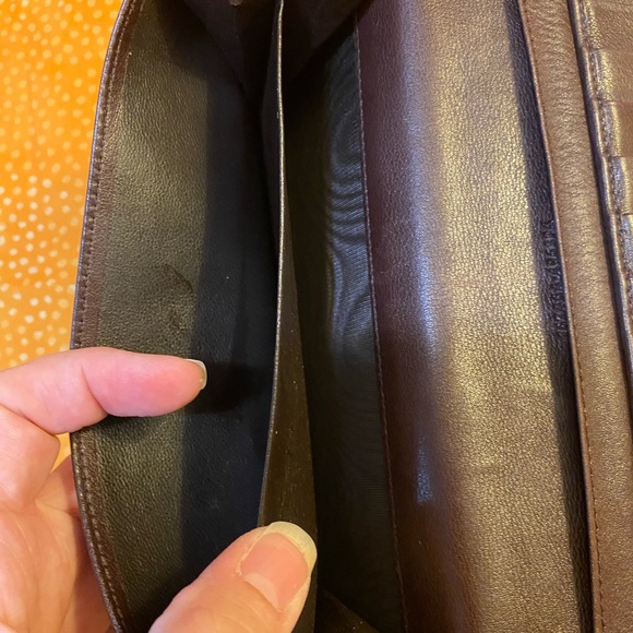 Gucci Guccissma Brown Leather Wallet with bow - Picture 4 of 9